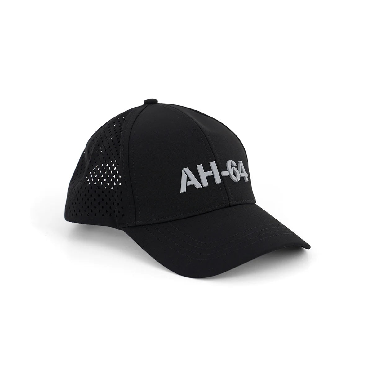 Boeing AH-64 Apache Series Hat side view highlighting breathable perforated fabric and structured crown