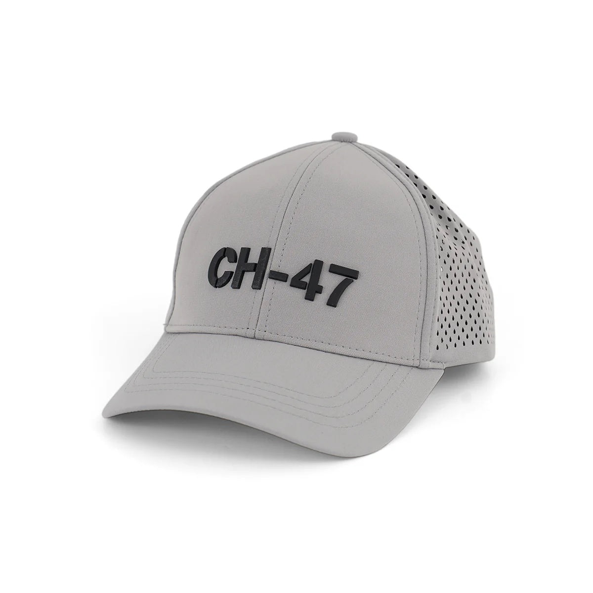 Boeing CH-47 Chinook Series Hat angled front view showing curved brim and 3D logo