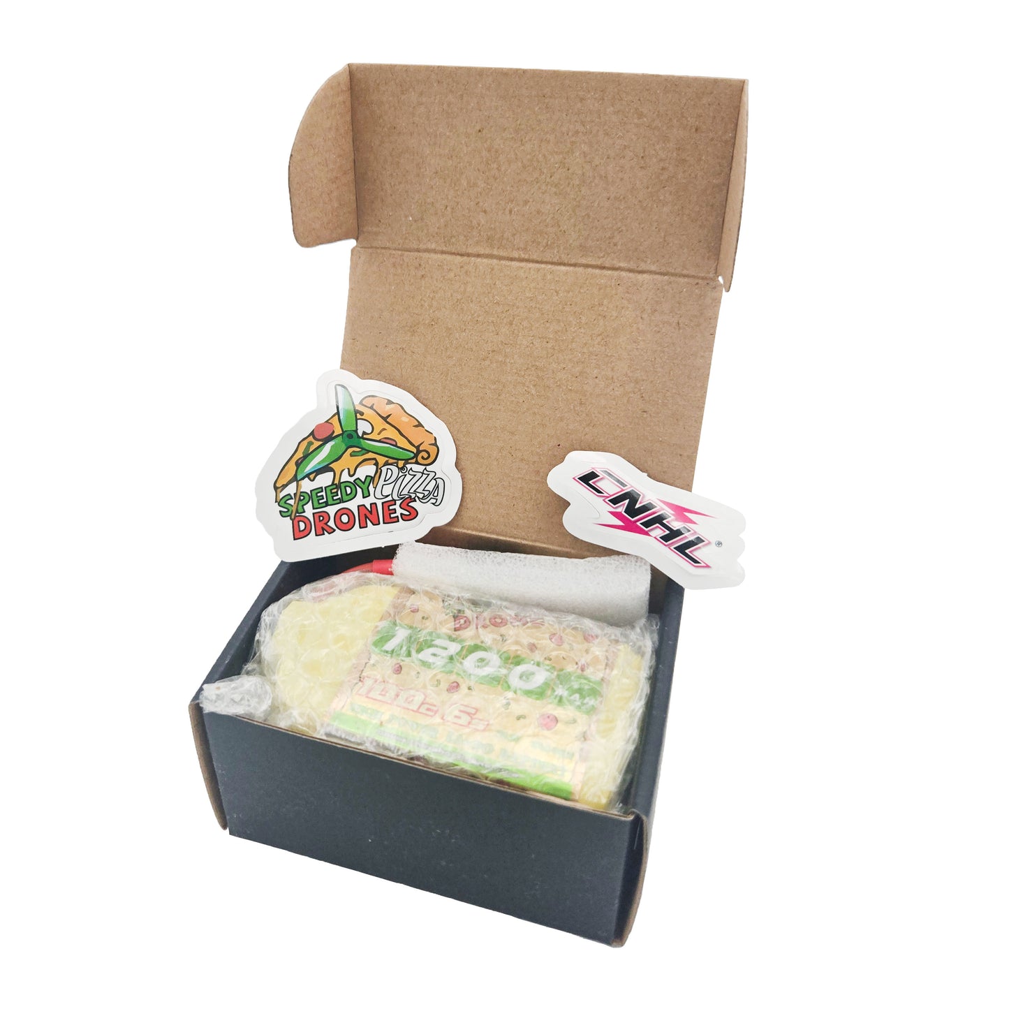 CNHL 1200mAh LiPo Battery – Box Open with Included CNHL Stickers