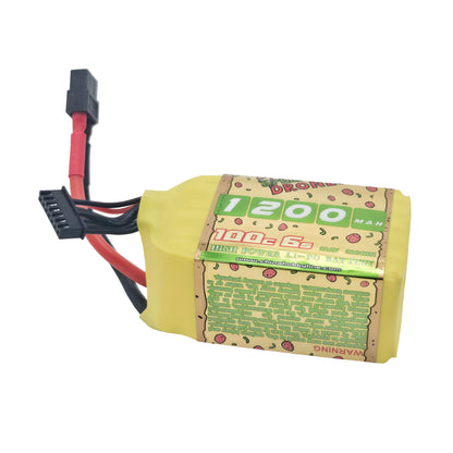 CNHL 6S 100C Battery – Angled Side View Showing Label and XT60 Connector