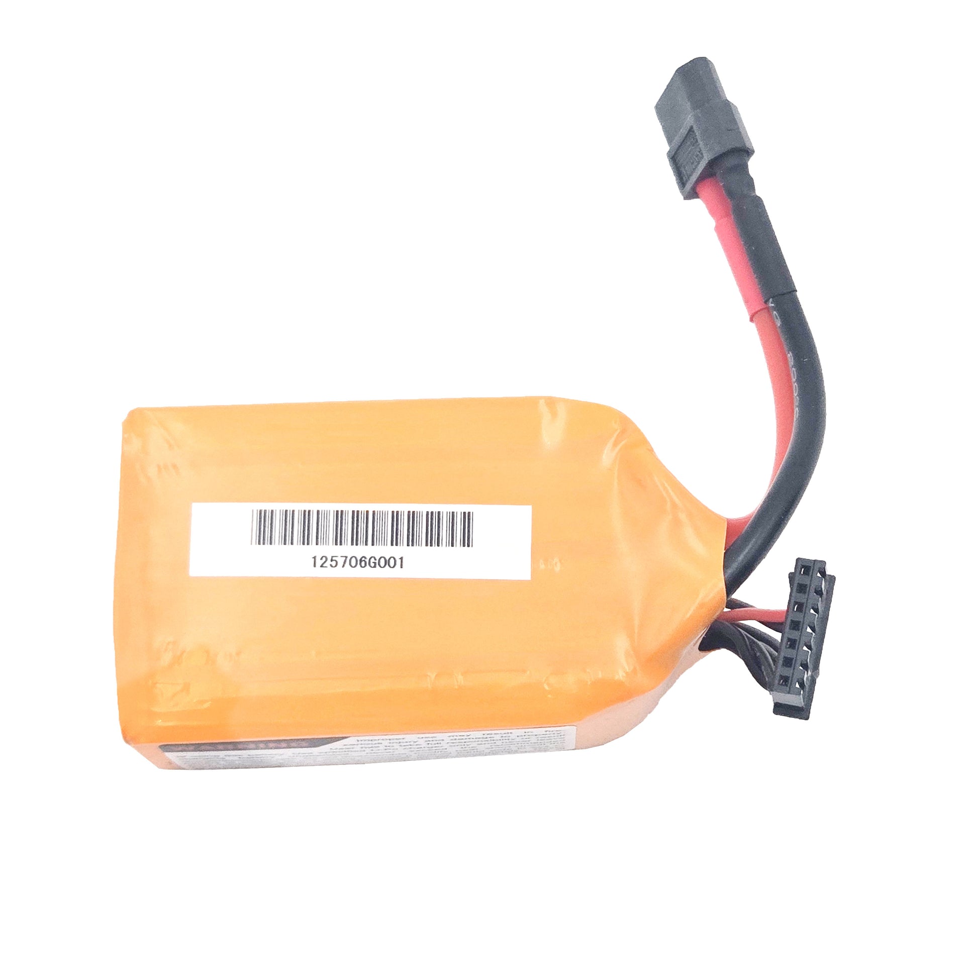CNHL MiniStar 1250mAh LiPo Battery – Side View Featuring Barcode and Specs