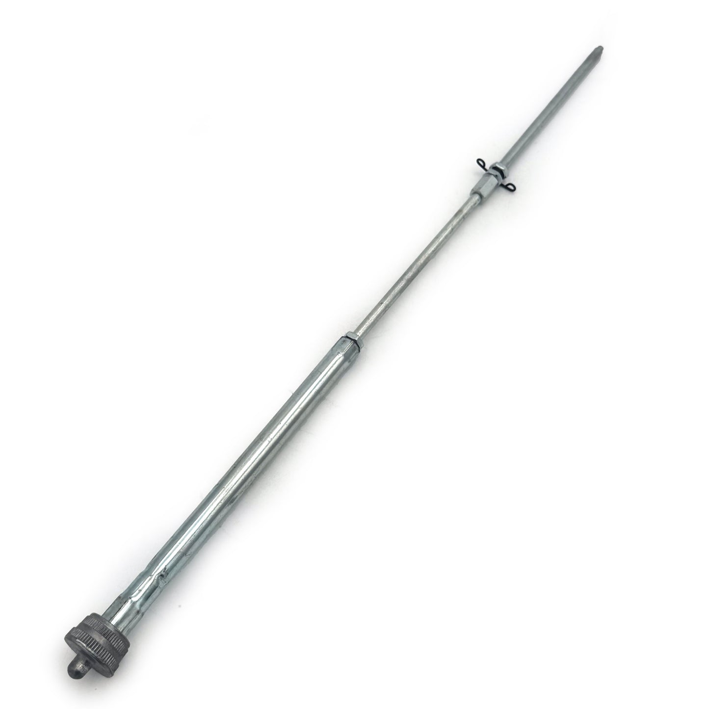 Telescopic rod on a white background