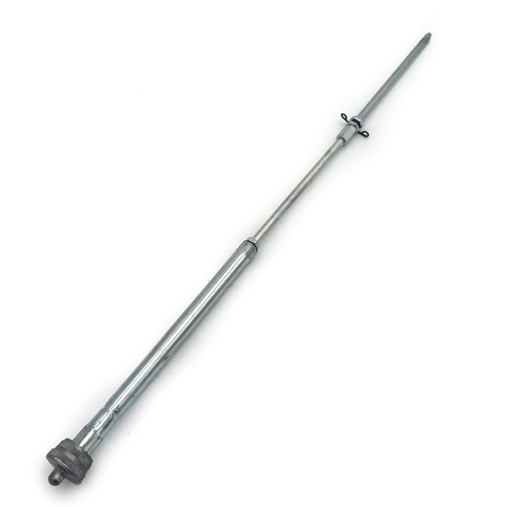 Telescopic rod on a white background