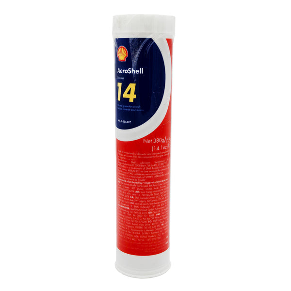 AeroShell #14 Helicopter Grease – Front View of Container with Label
