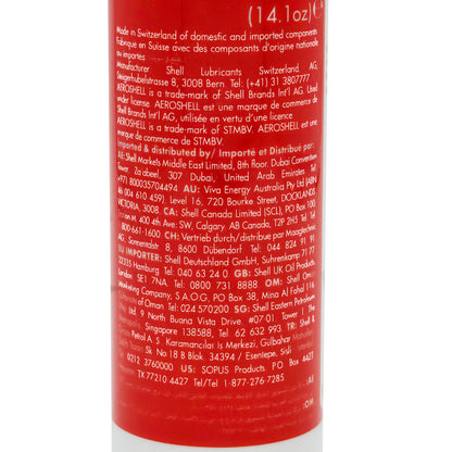 AeroShell #14 Helicopter Grease – Close-Up of Product Label on Front