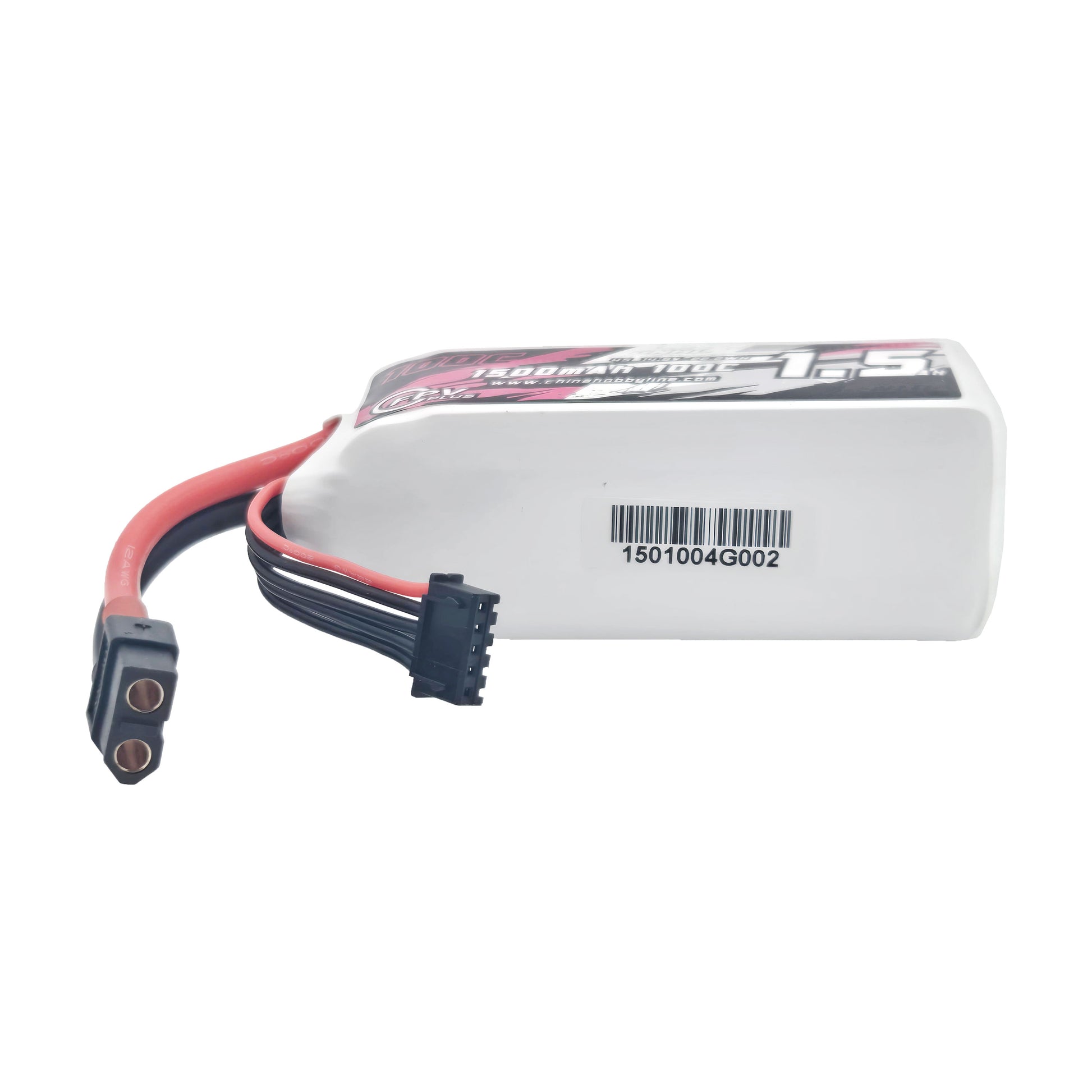CNHL G+Plus LiPo Battery – Side Profile with Barcode Label