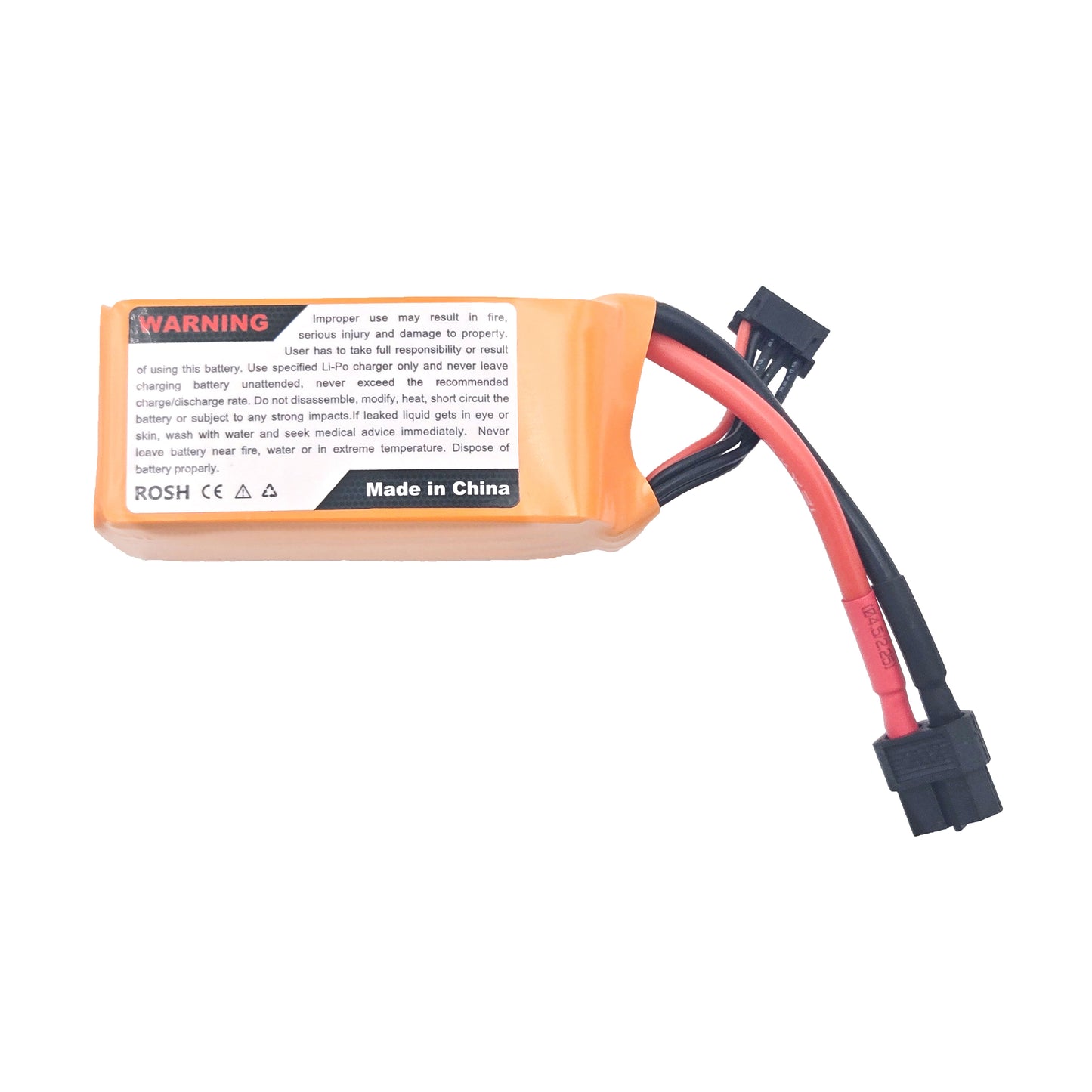 CNHL MiniStar LiPo Battery – Close-Up of Top Warning Label