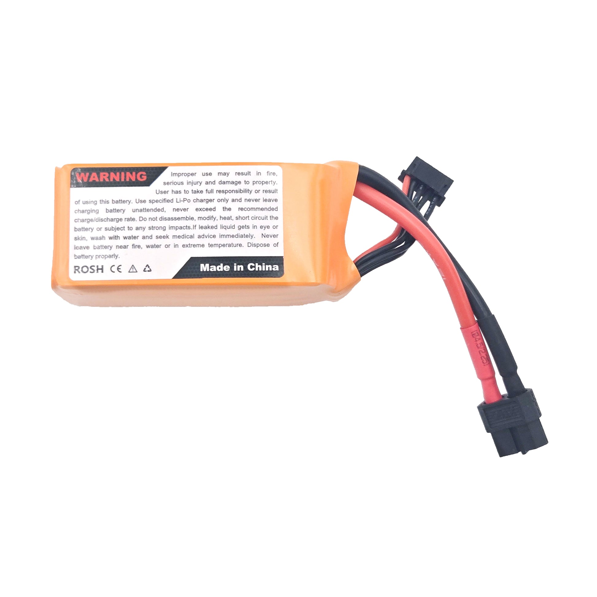 CNHL MiniStar LiPo Battery – Close-Up of Top Warning Label