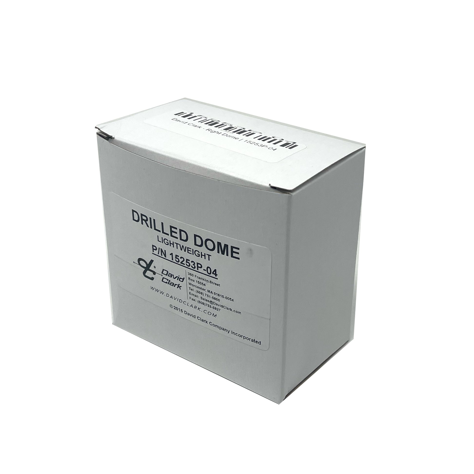 David Clark 15253P-04 Right Drilled Headset Dome Replacement
