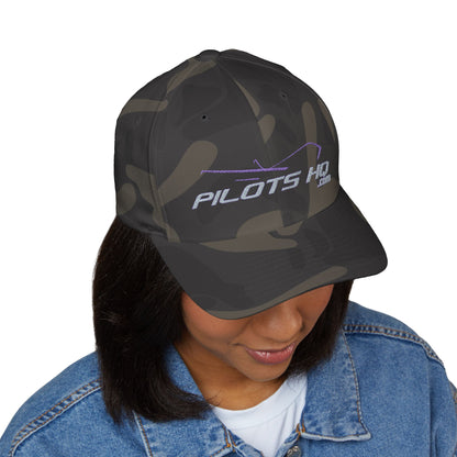 Pilots HQ Structured Cap – Classic Fit, Curved Visor, Embroidered Logo
