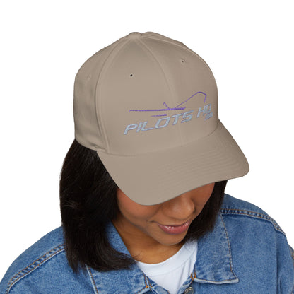 Pilots HQ Structured Cap – Classic Fit, Curved Visor, Embroidered Logo