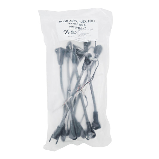 David Clark DC-87 Flex Boom Assembly – Full Cord Set in Package, only allowed one per order