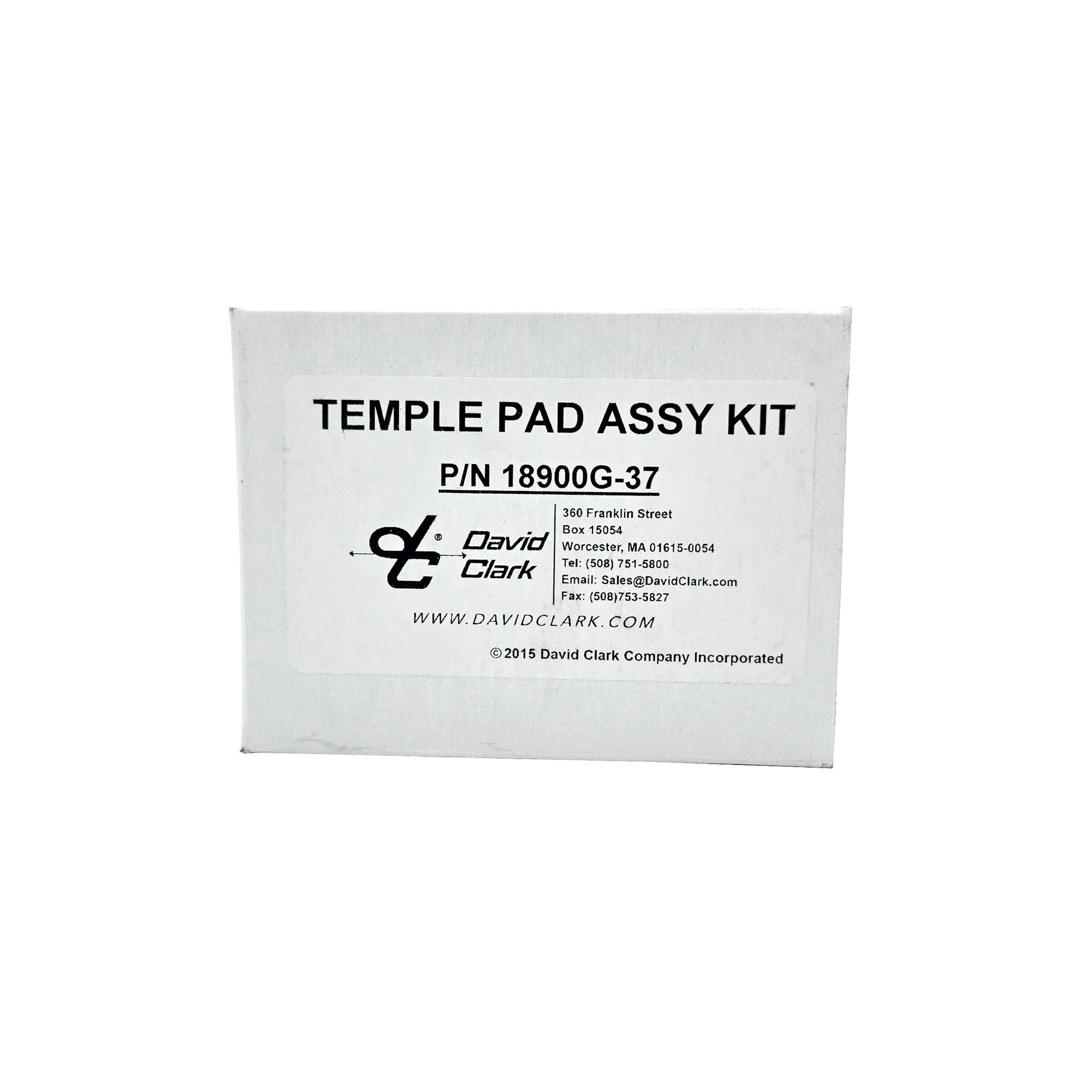 David Clark Temple Pad Assembly Kit 18900G-37 – OEM Lightweight Comfort Pads for Aviation Headsets
