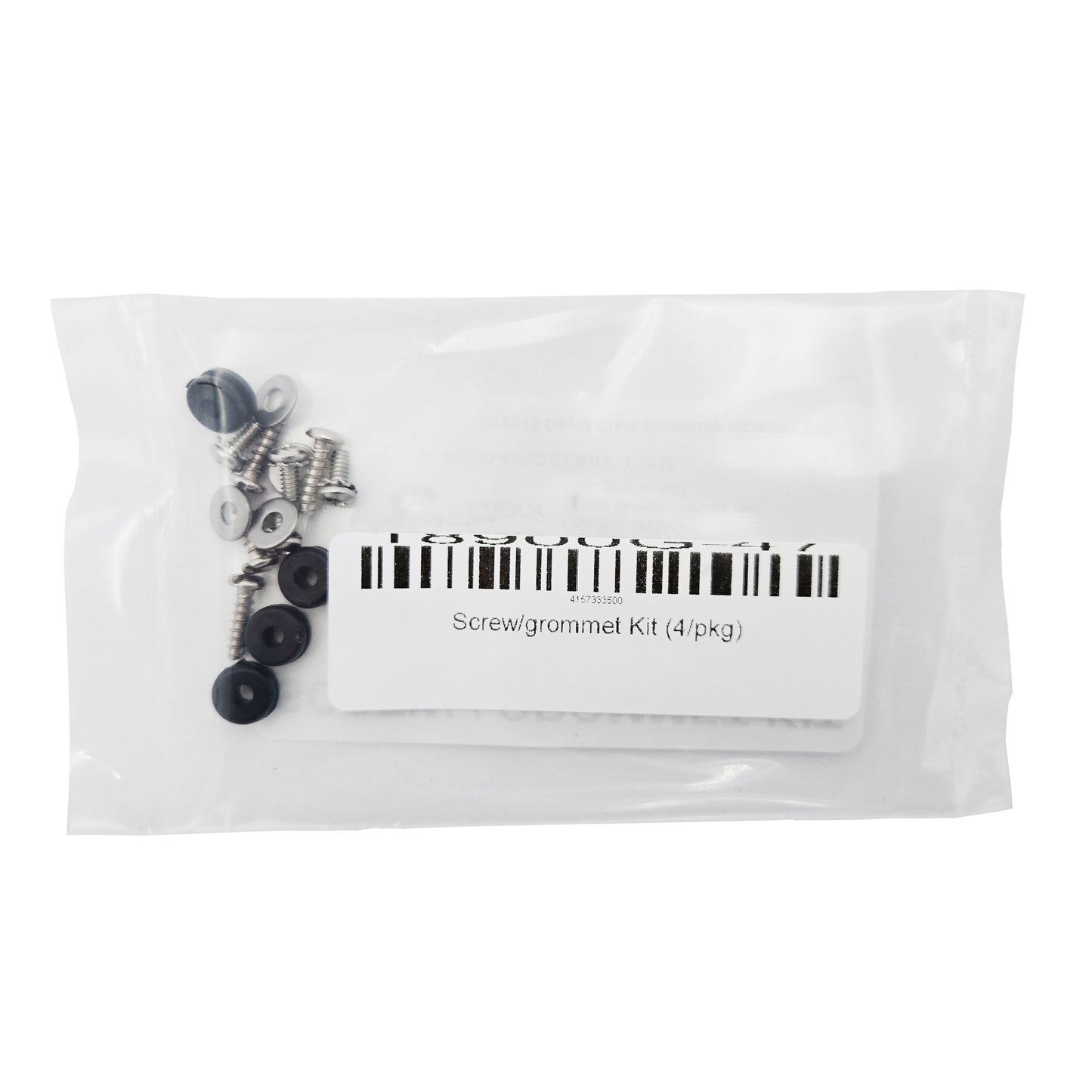 David Clark Screw/Grommet Kit – Back View Showing Product Label