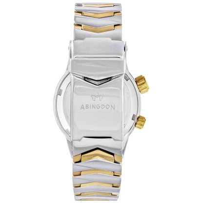 Elise Watch Two-Tone Deployment Clasp – Gold and Silver Stainless Steel Bracelet