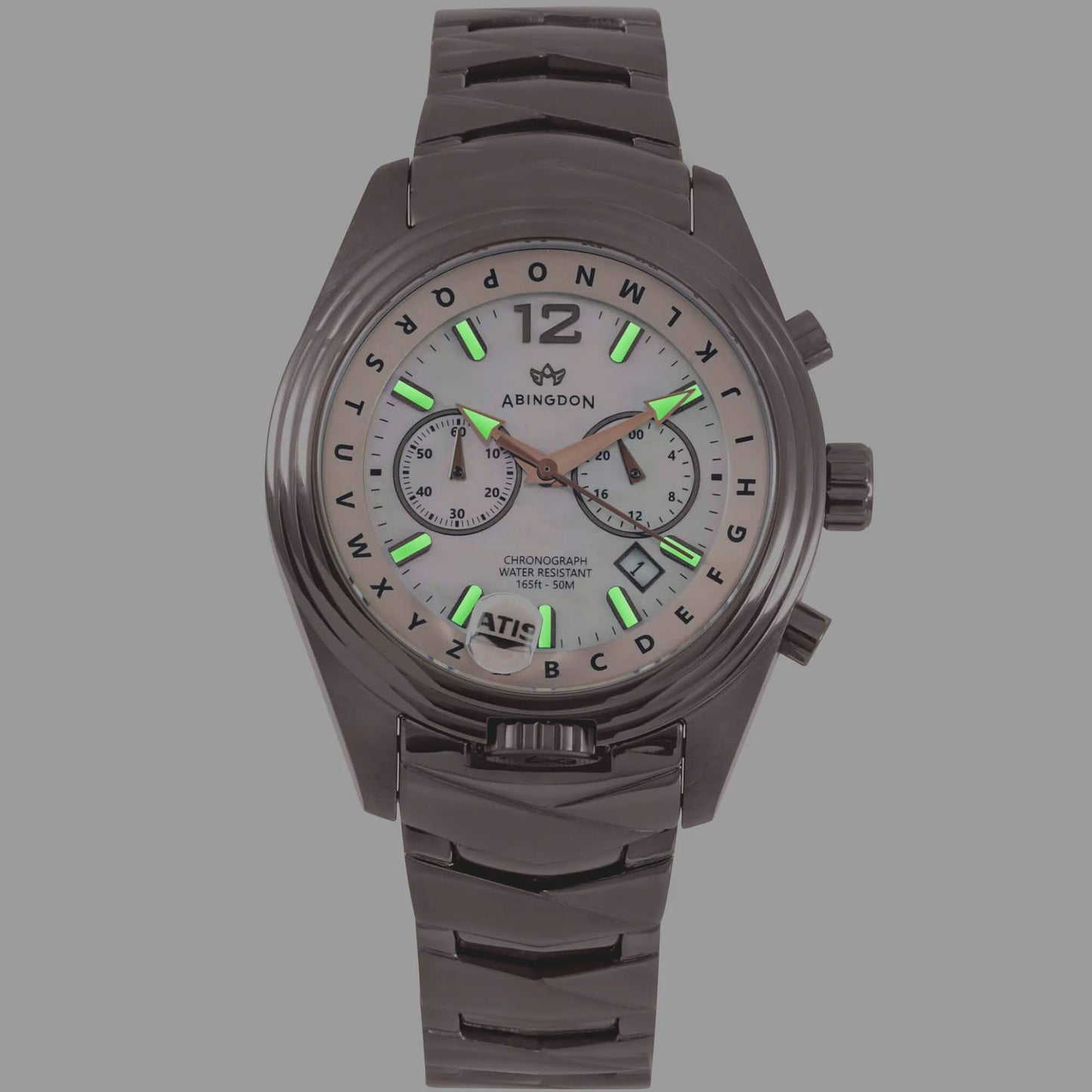 Katherine Women’s Pilot Watch – Chronograph, ALPHABezel, MOP Dial