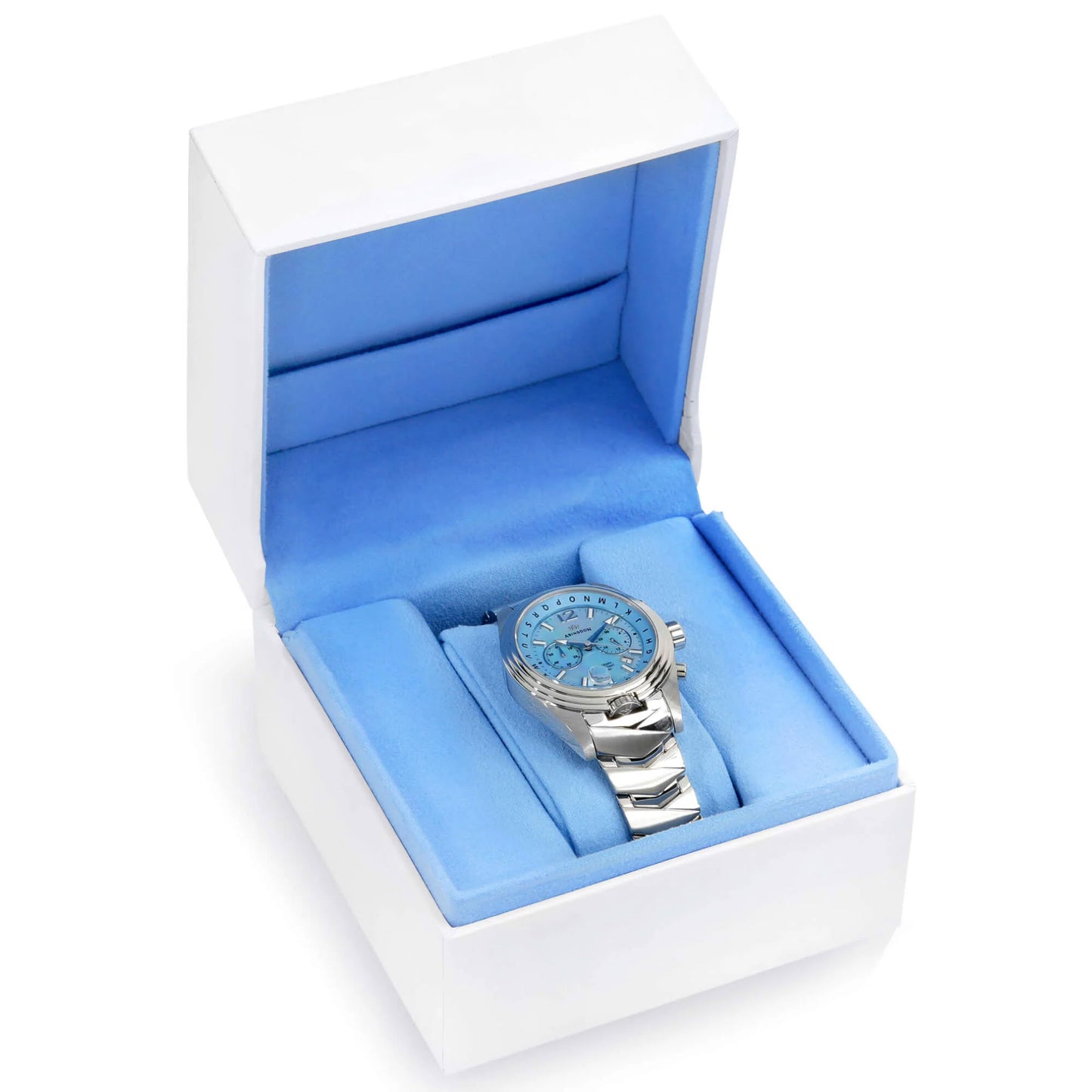 Katherine Women’s Pilot Watch – Chronograph, ALPHABezel, MOP Dial