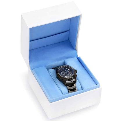 Katherine Women’s Pilot Watch – Chronograph, ALPHABezel, MOP Dial