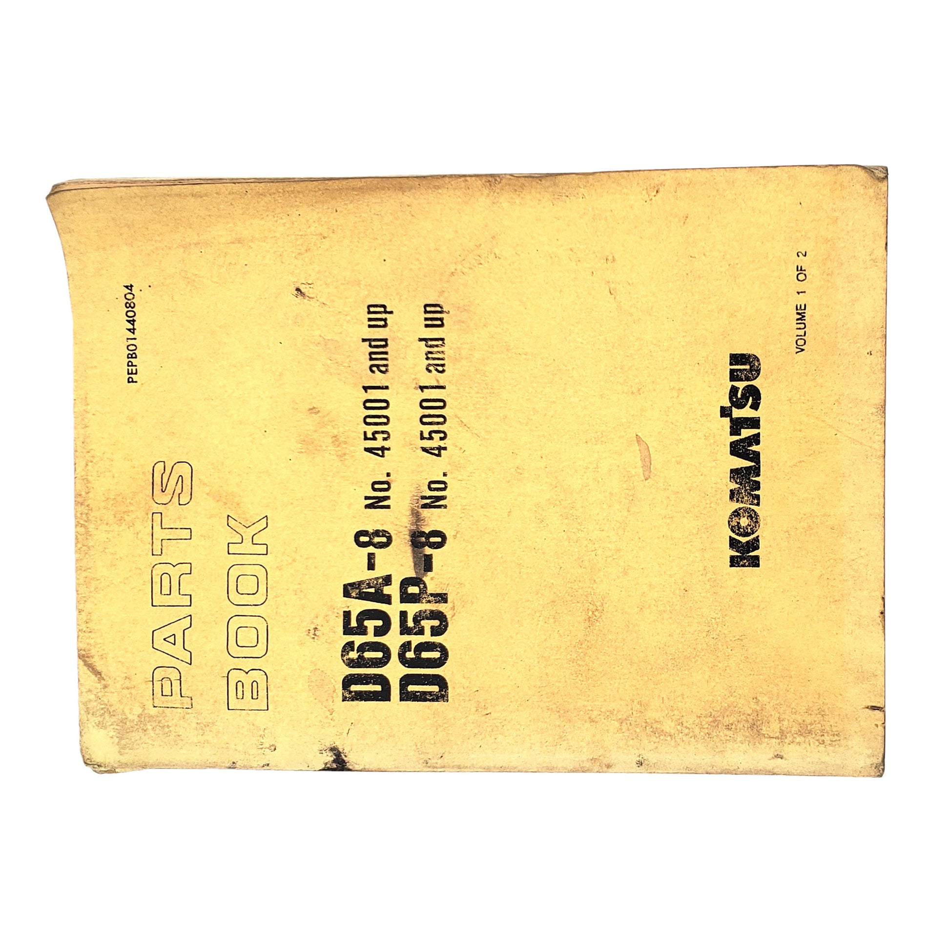 KOMATSU D65A-8 PARTS BOOK PEPB01440804
