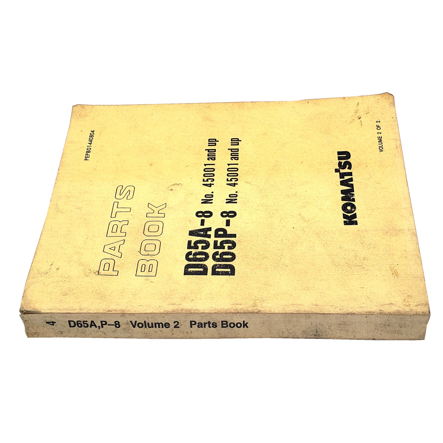 KOMATSU D65A-8 PARTS BOOK PEPB01440804