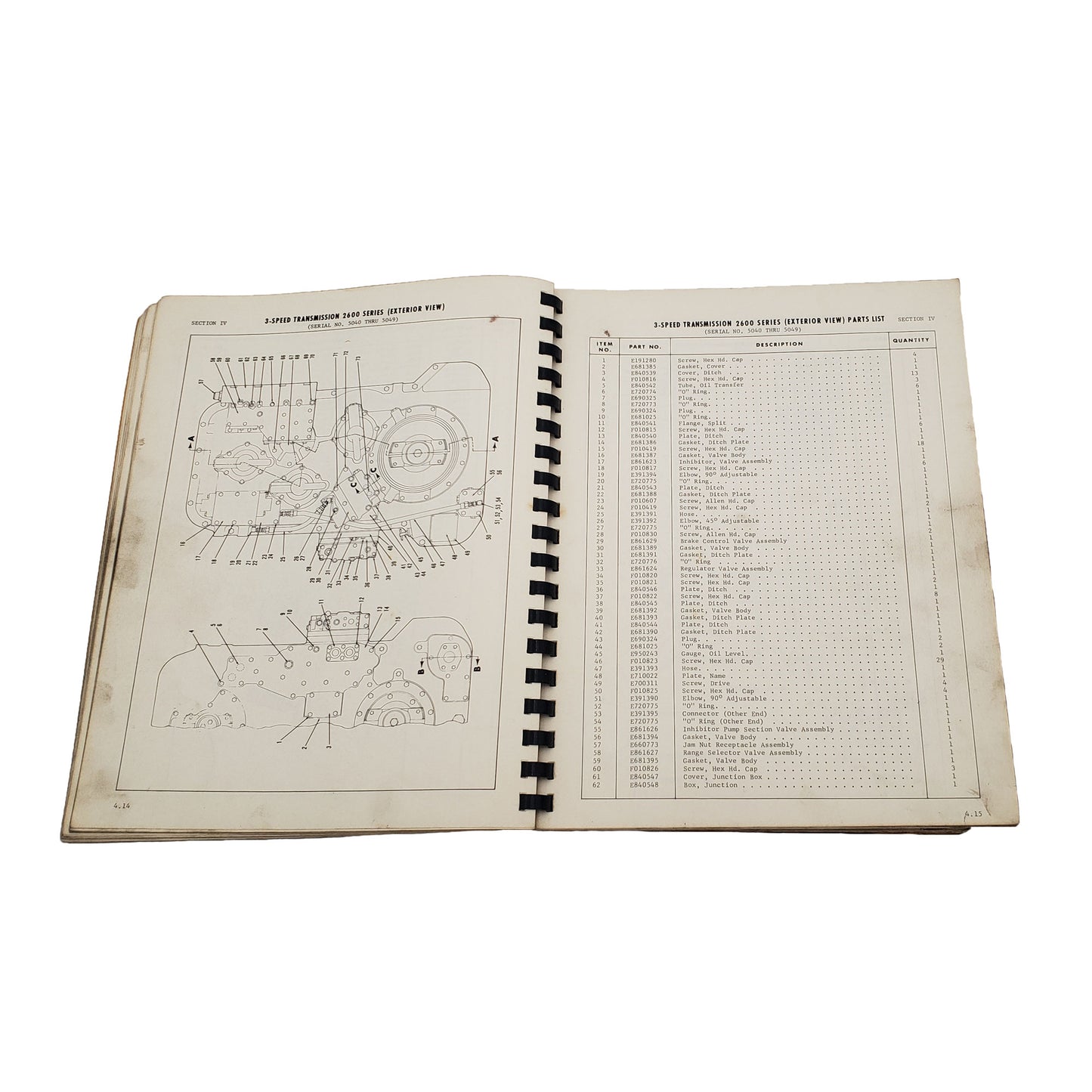 Sani-Pactor Sanipactor Sanitary Landfill Compactor Parts Book #129367 5040-UP