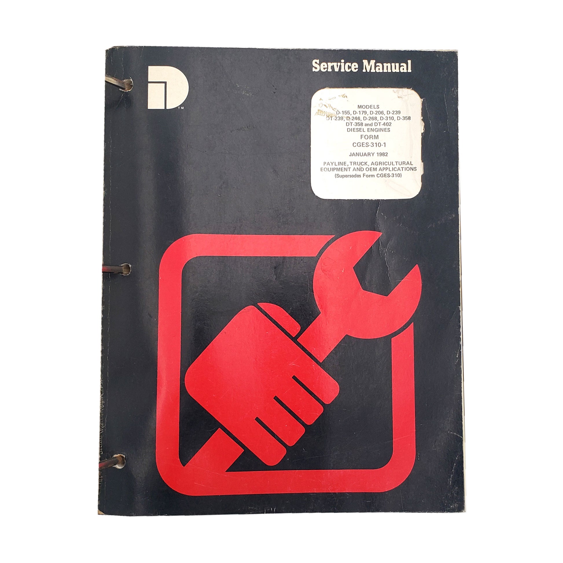 Dresser D-179 Service and Parts Manual | book3