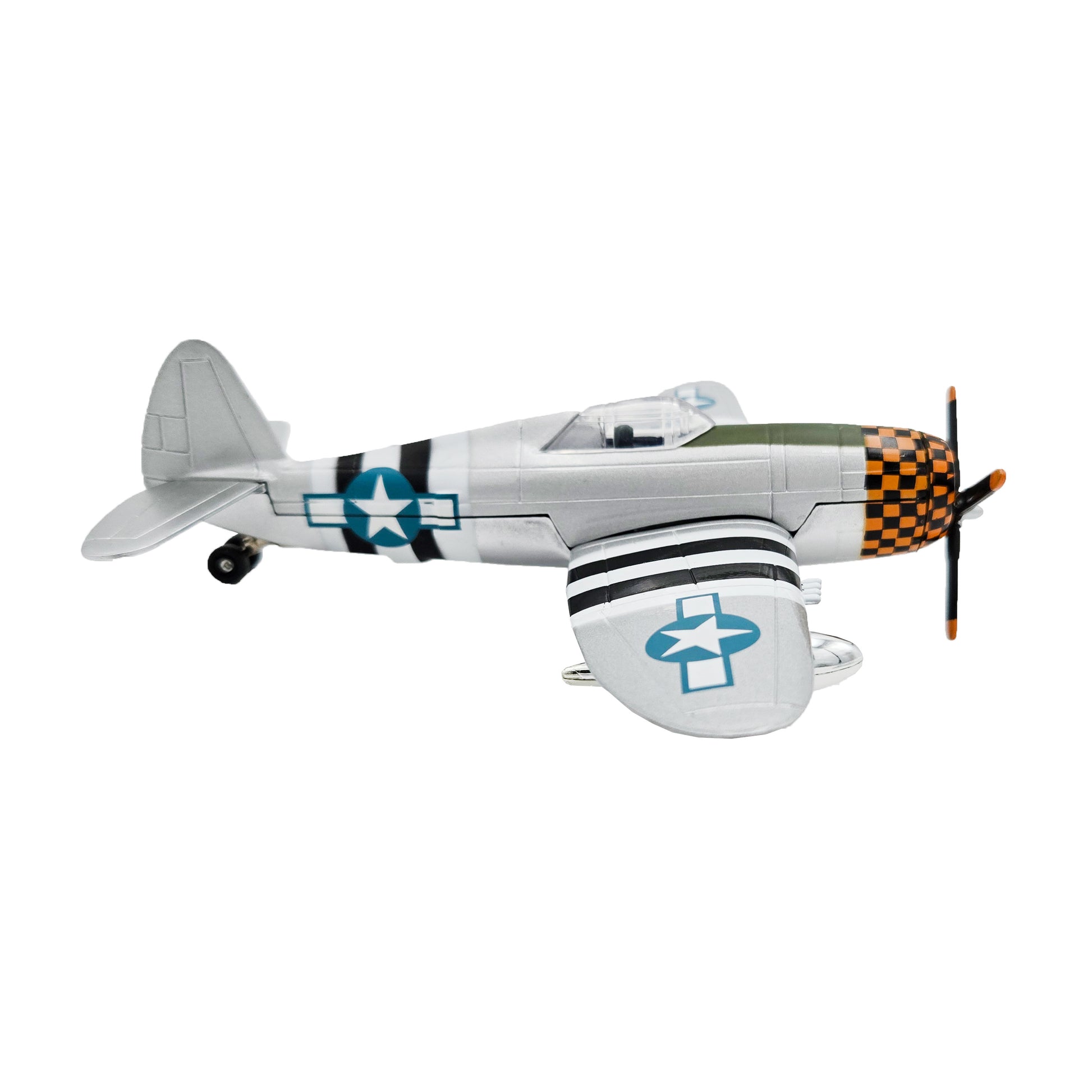 WowToyz P-47 Thunderbolt Die Cast Pullback – Right Side Profile
