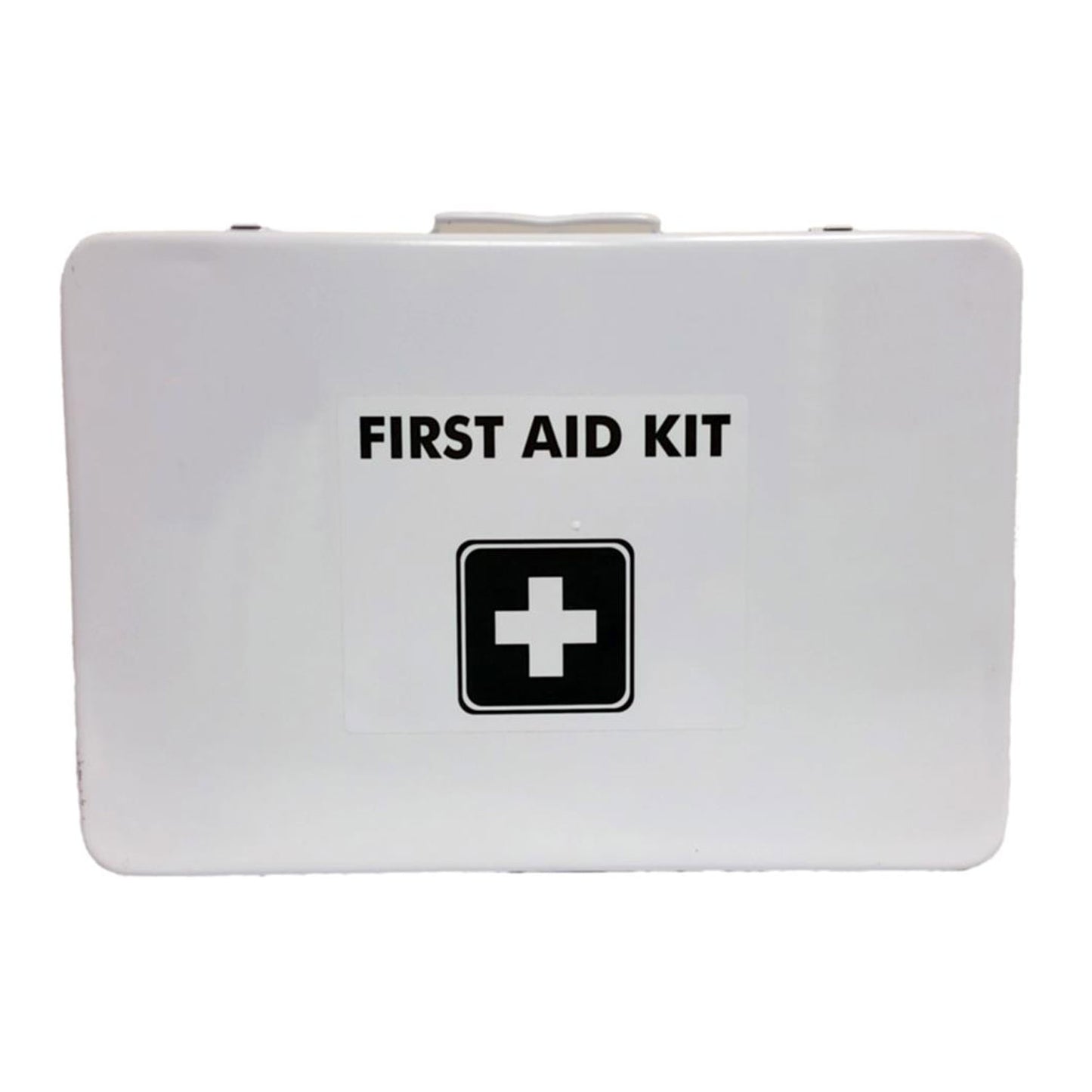 SKILCRAFT Type III First Aid Kit metal case closed with first aid label
