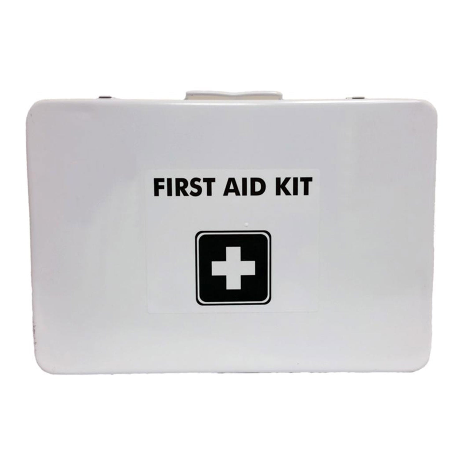 SKILCRAFT Type III First Aid Kit metal case closed with first aid label