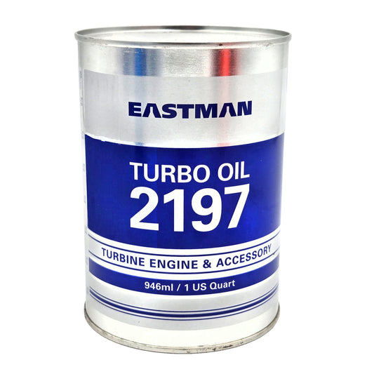Eastman Turbo Oil 2197 MIL-PRF-23699F 1 quart front view - high-performance turbine engine oil for aviation