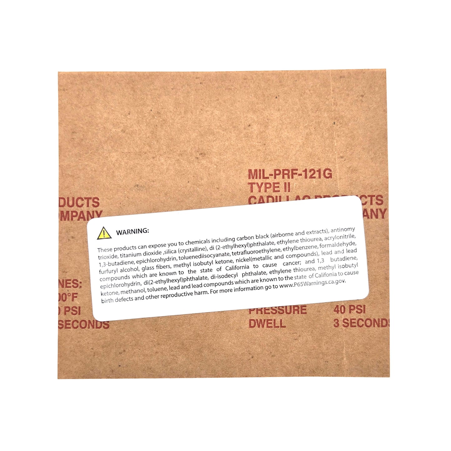 Rolls Royce Gasket Igniter Plug 23064887 – Back View of Packaging with Label Details