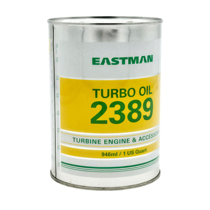 Eastman 2389 Turbine Engine Oil – Front View with Label and MIL-PRF-7808L Spec
