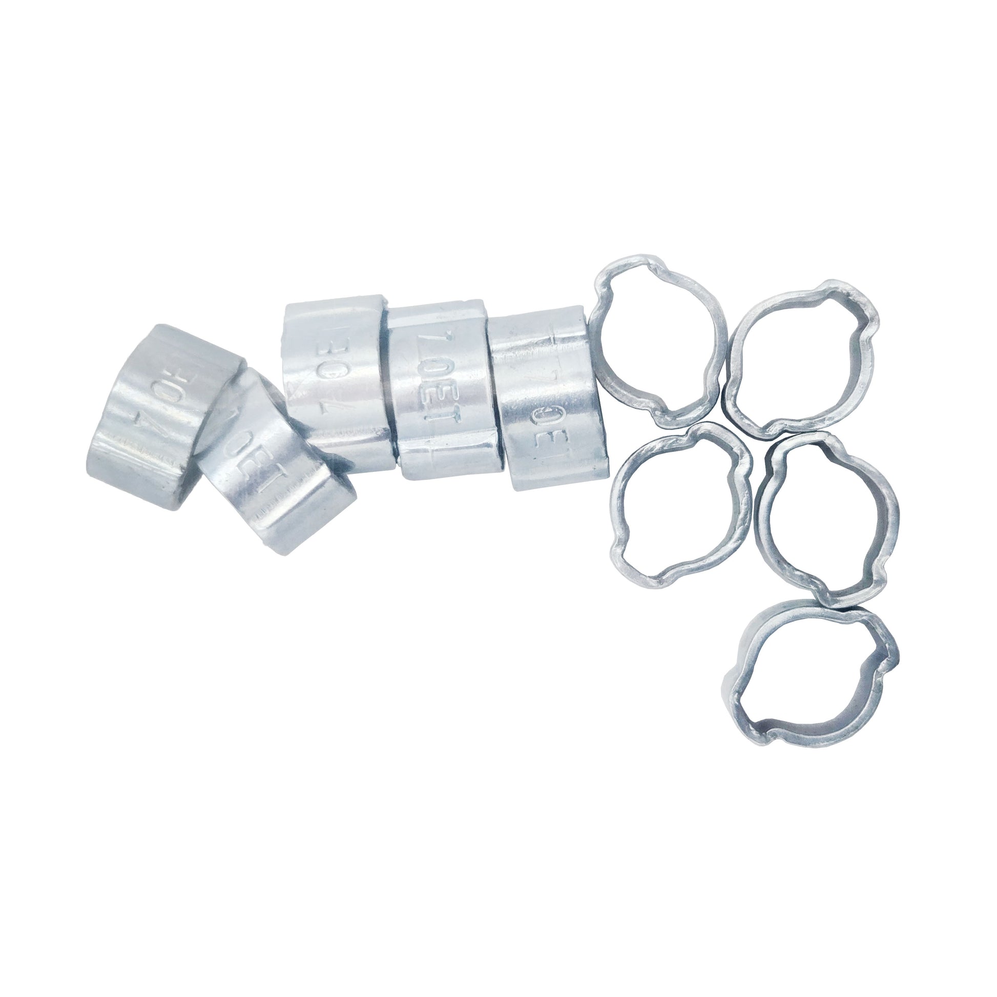 David Clark 1/4″ Stainless Circle Clamp 10-Pack 24433P-14