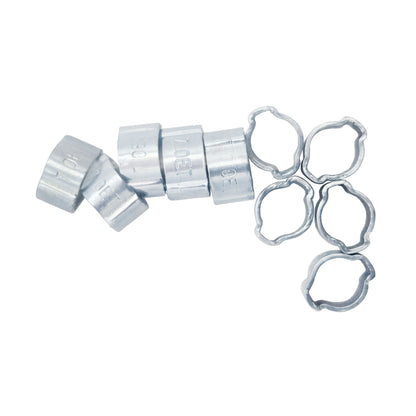 David Clark 1/4″ Stainless Circle Clamp 10-Pack 24433P-14
