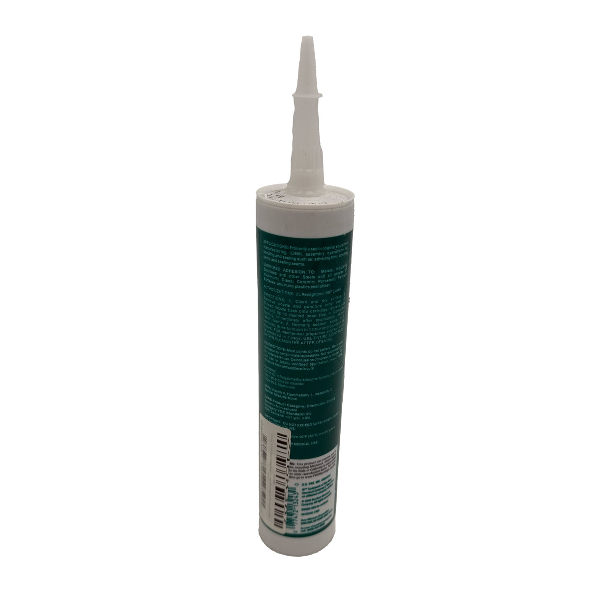 DOWSIL™ 733 Glass & Metal Sealant - High-Performance RTV Silicone Alum, Back