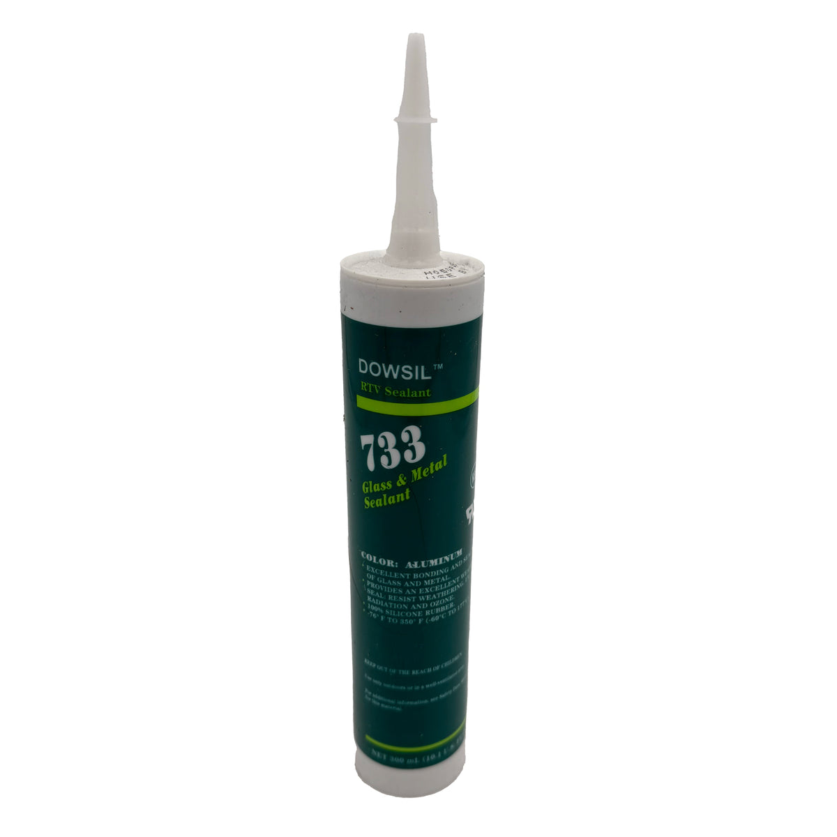 DOWSIL™ 733 Glass & Metal Sealant - High-Performance RTV Silicone Alum, front