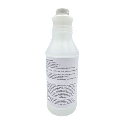 eOx Aircraft Cleaner – Back View with Usage Instructions and Safety Information
