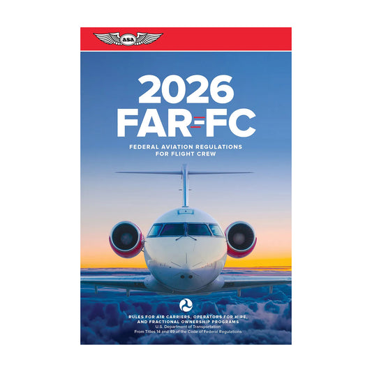 ASA 2026 FAR-FC Front Cover – FAA Regulations for Flight Crew