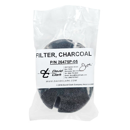 David Clark Charcoal Microphone Filter 26475P-05 – In Package View
