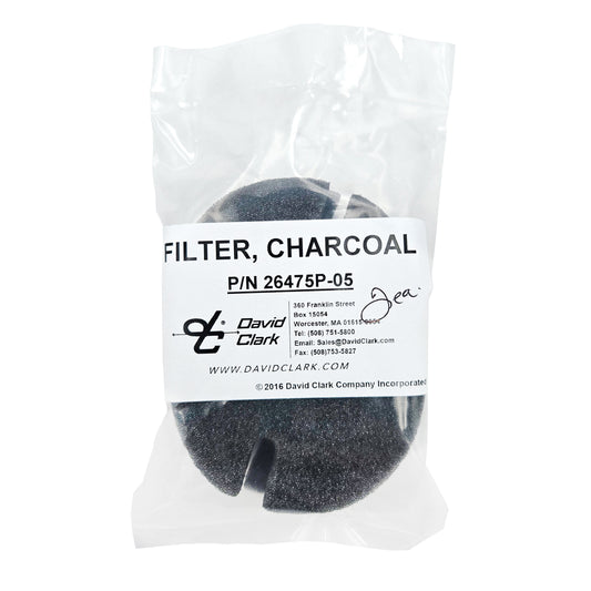 David Clark Charcoal Microphone Filter 26475P-05 – In Package View