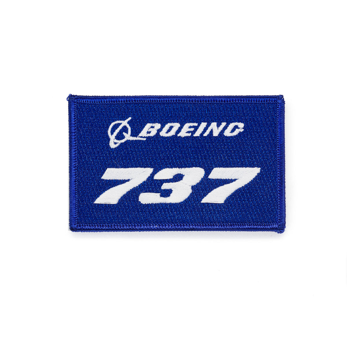 Boeing 737 Stratotype Embroidered Patch - blue and white