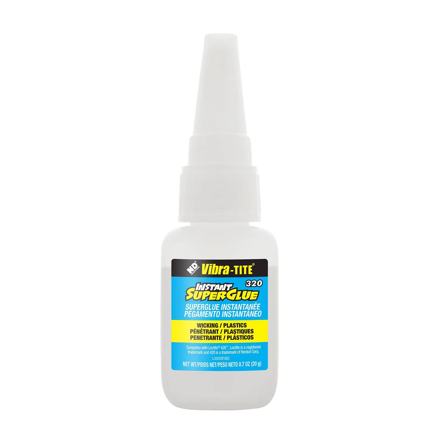 Vibra-Tite - 320 Wicking Type Plastic Bonder Cyanoacrylate