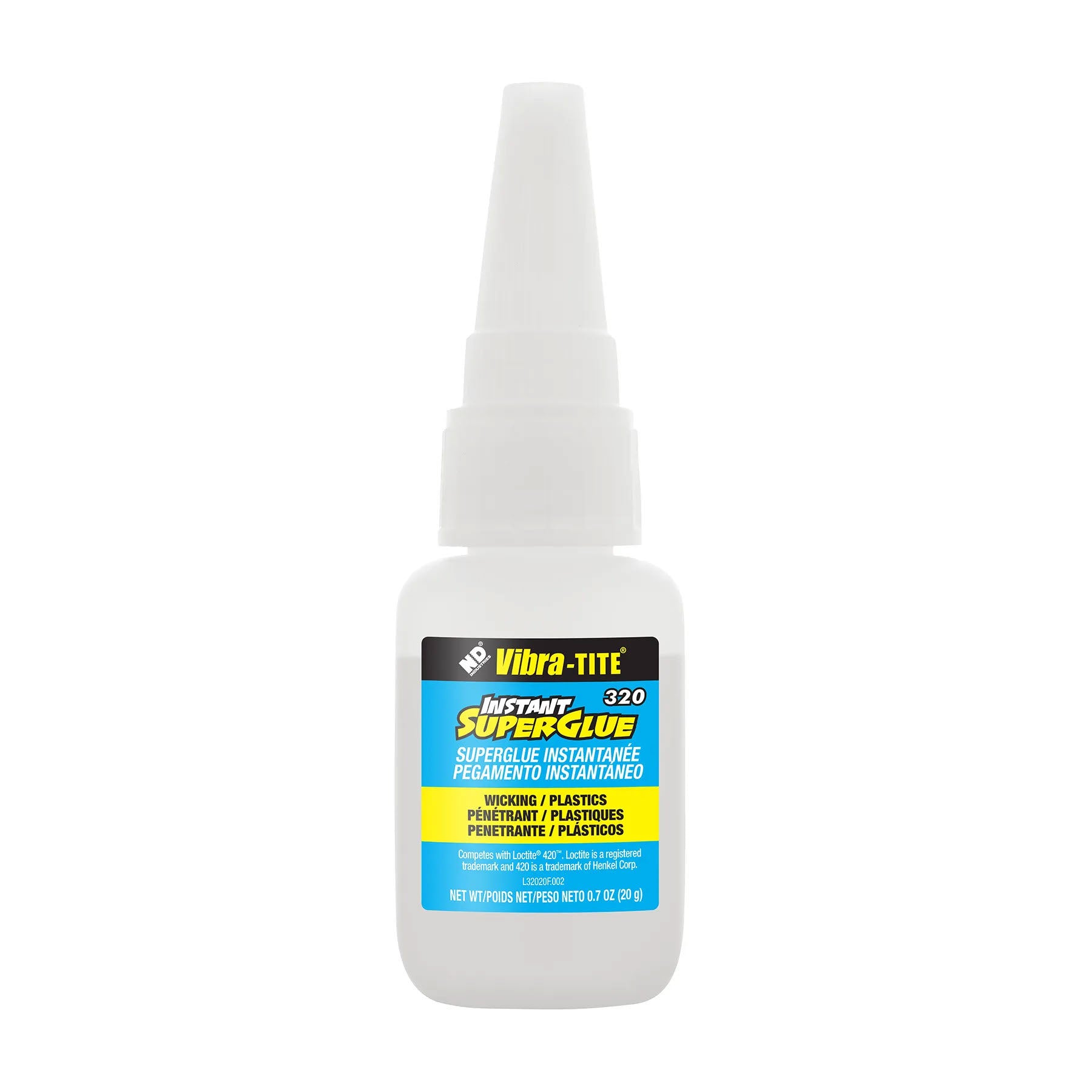 Vibra-Tite - 320 Wicking Type Plastic Bonder Cyanoacrylate