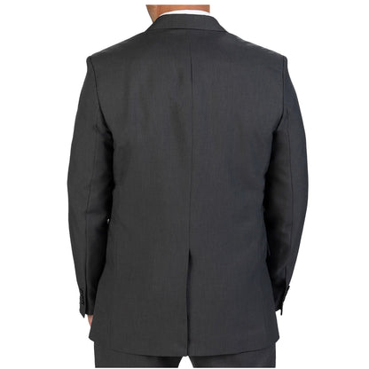 Edwards Synergy Men’s Pilot Uniform Coat 3525, Steel Grey, Back on Model