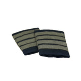 JetSeam - Airline Pilot Epaulets / Navy / Silver/ 4 Stripe