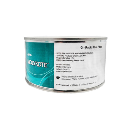 MOLYKOTE® G-Rapid Plus Paste 8 oz can front view - high-performance anti-seize lubricant for assembly and maintenance