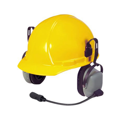 David Clark H8570 Pro Audio Headset for Hard Hat with Noise-Canceling Microphone and XLR Connector