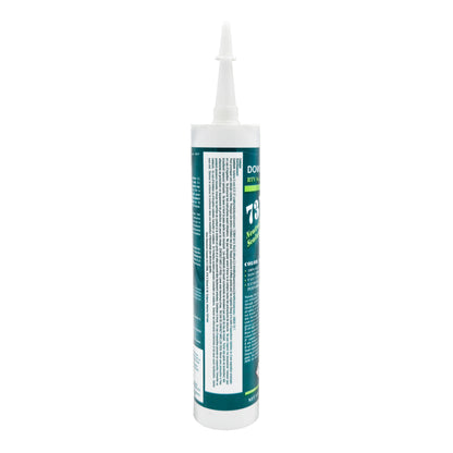DOWSIL 737 RTV Adhesive – Back Panel with Safety Instructions and Specifications