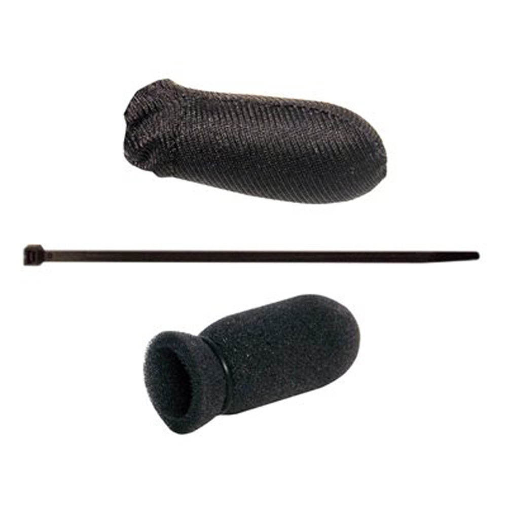 David Clark Mic Windscreen 41090G-05 – Foam Microphone Cover with Built-In Tie for Noise Reduction and Voice Clarity