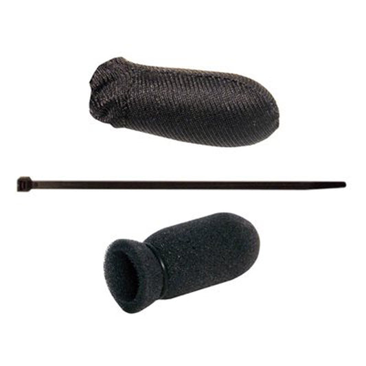 David Clark Mic Windscreen 41090G-05 – Foam Microphone Cover with Built-In Tie for Noise Reduction and Voice Clarity
